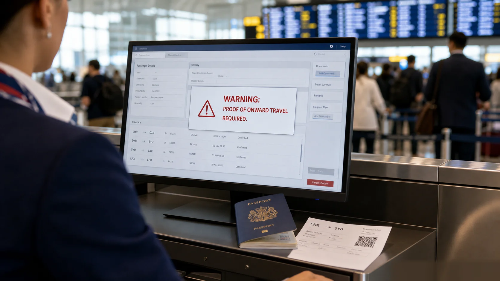 Do Airlines Actually Check Onward Tickets in 2026? (The Truth)